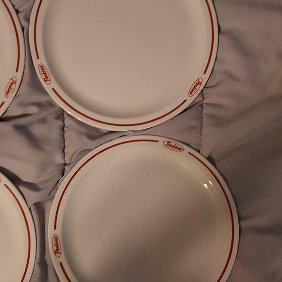 Perkins Restaurant Dinner Plates By Walker China - Picture 1 of 4